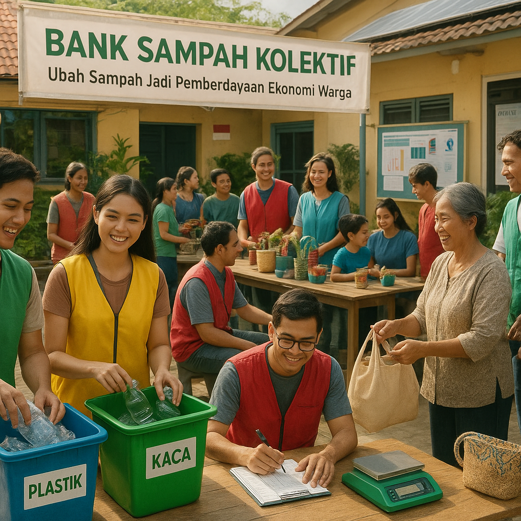 Bank Sampah Kolektif: Ubah Sampah Jadi Pemberdayaan Ekonomi Warga