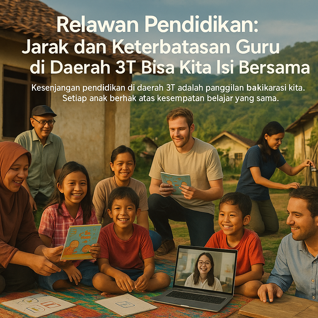 Relawan Pendidikan: Jarak dan Keterbatasan Guru di Daerah 3T Bisa Kita Isi Bersama