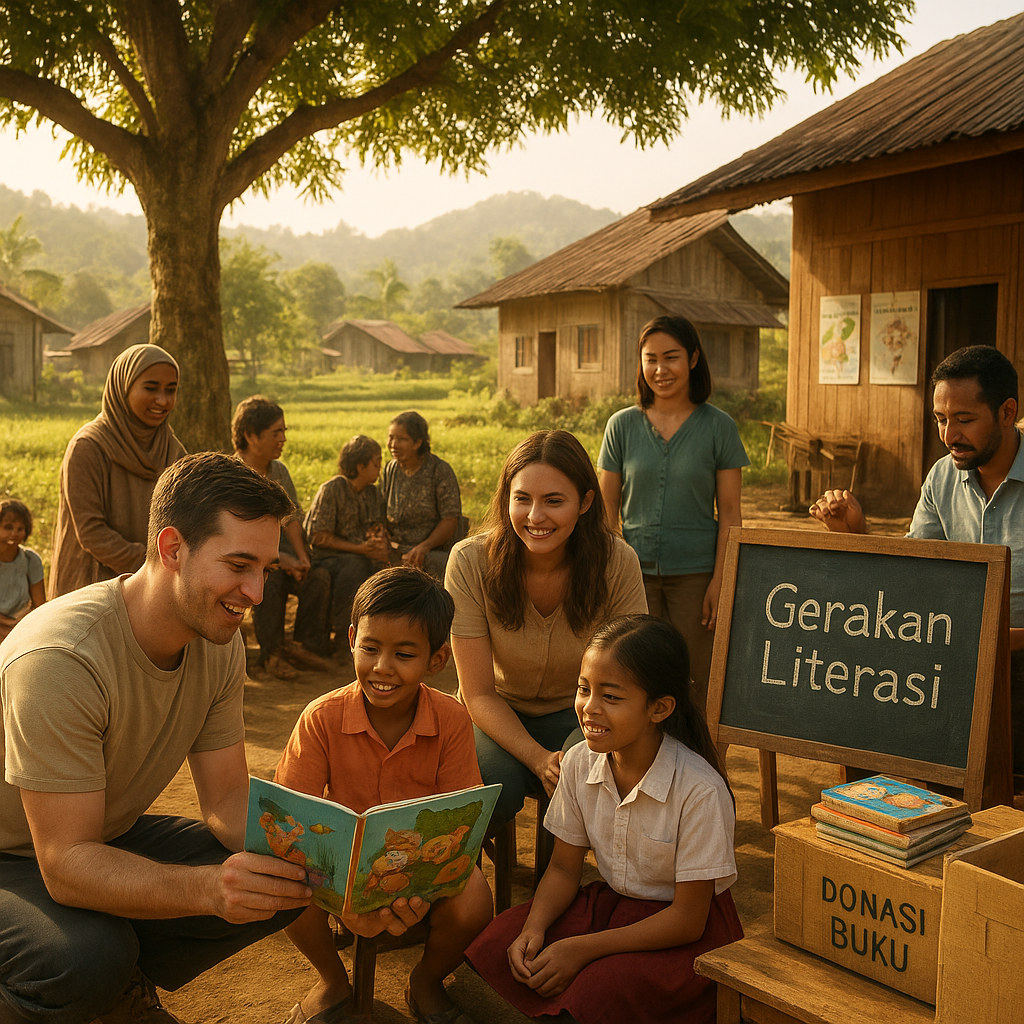 Gerakan Literasi di Pelosok Desa, Butuh Tenaga Pengajar Sukarela