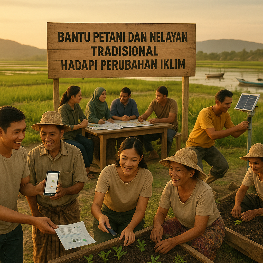Bantu Petani dan Nelayan Tradisional Hadapi Perubahan Iklim