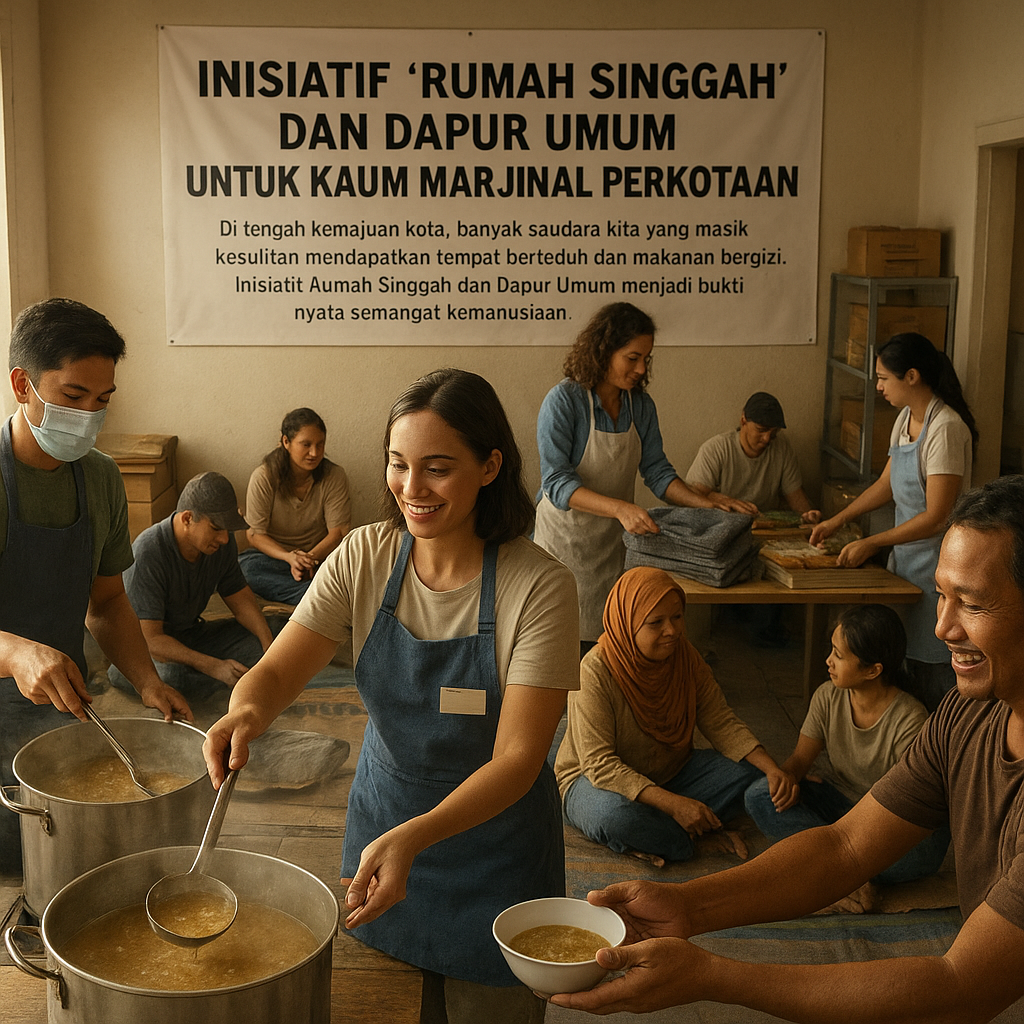 Inisiatif 'Rumah Singgah' dan Dapur Umum untuk Kaum Marjinal Perkotaan