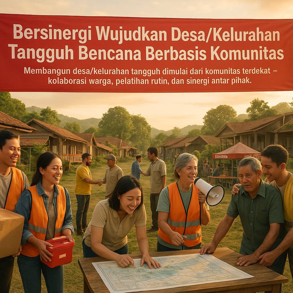 Bersinergi Wujudkan Desa/Kelurahan Tangguh Bencana Berbasis Komunitas