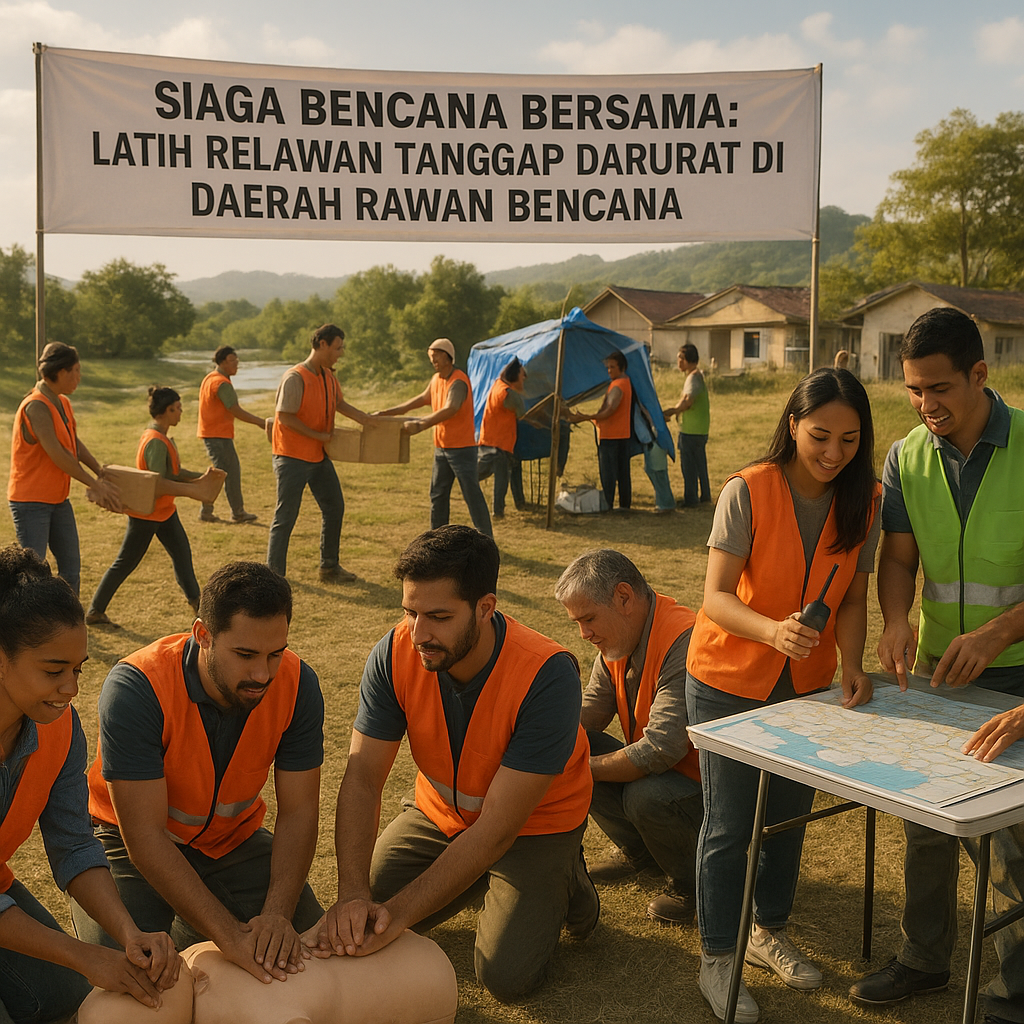 Siaga Bencana Bersama: Latih Relawan Tanggap Darurat di Daerah Rawan Bencana
