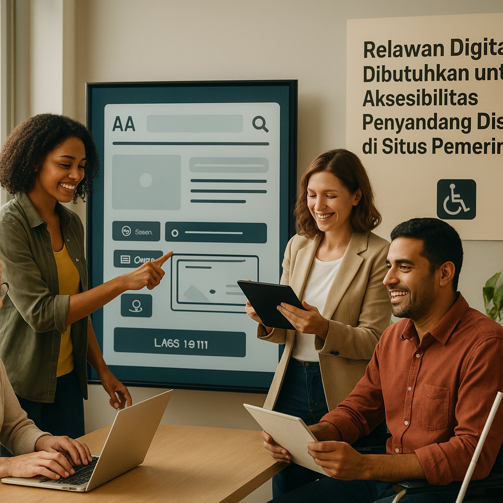 Relawan Digital Dibutuhkan untuk Aksesibilitas Penyandang Disabilitas di Situs Pemerintah