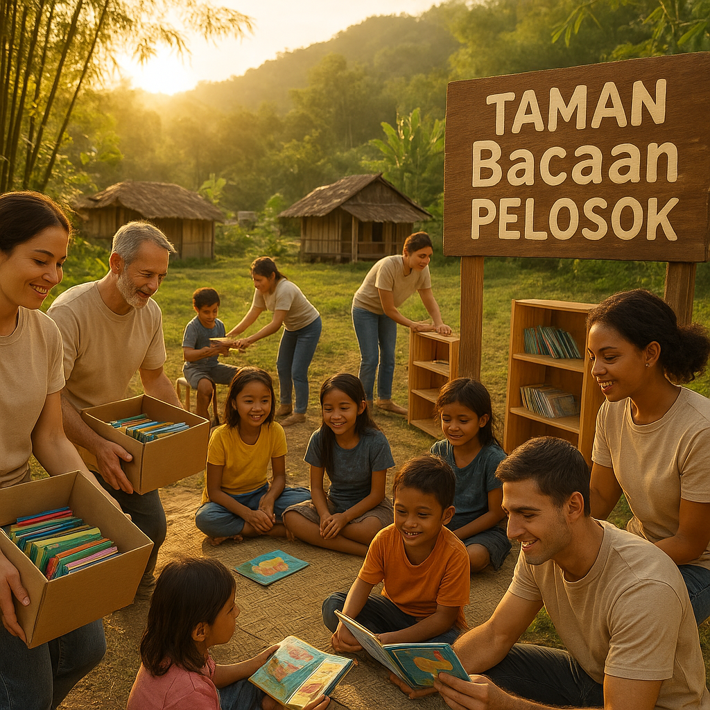 Taman Bacaan Pelosok: Bantu Perkaya Koleksi Buku untuk Anak-anak di Daerah Terpencil