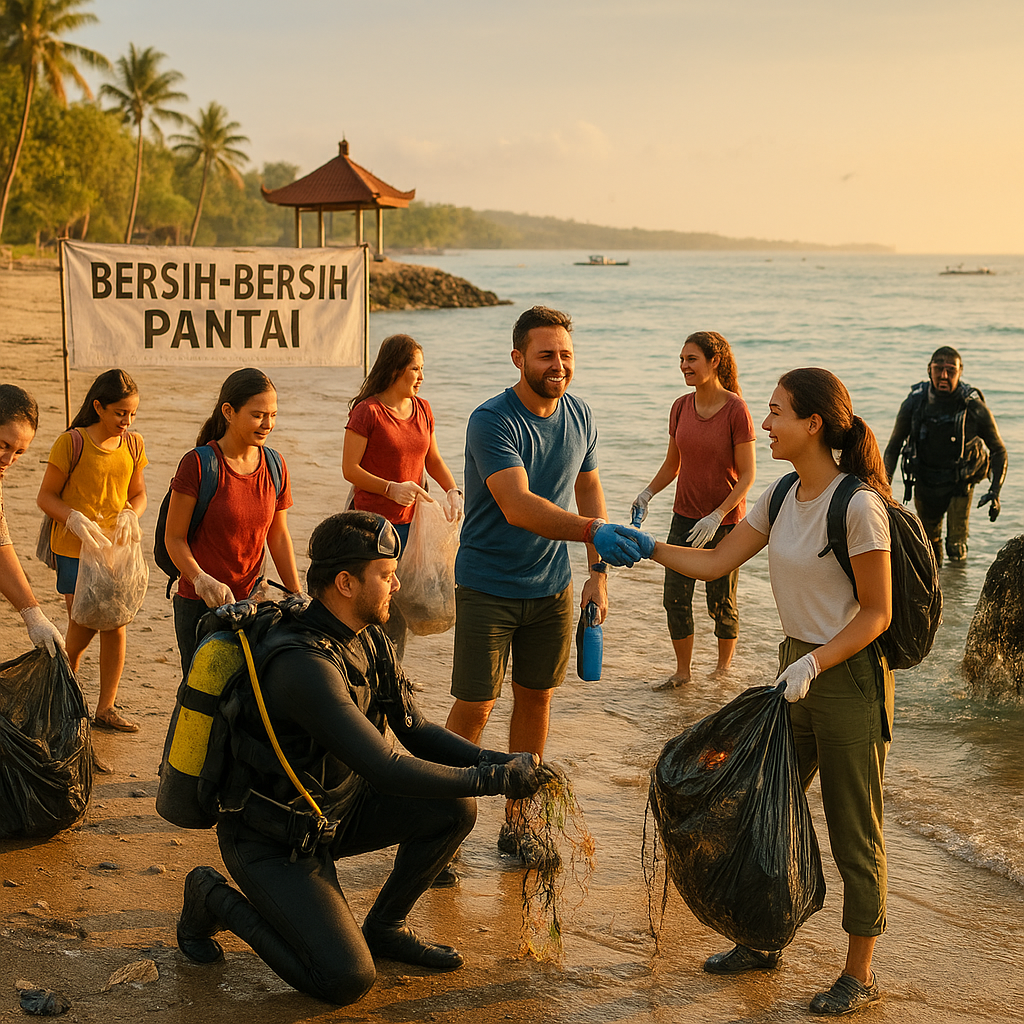 Sampah Plastik di Pantai Bali: Komunitas Selam & Relawan Bersih-bersih