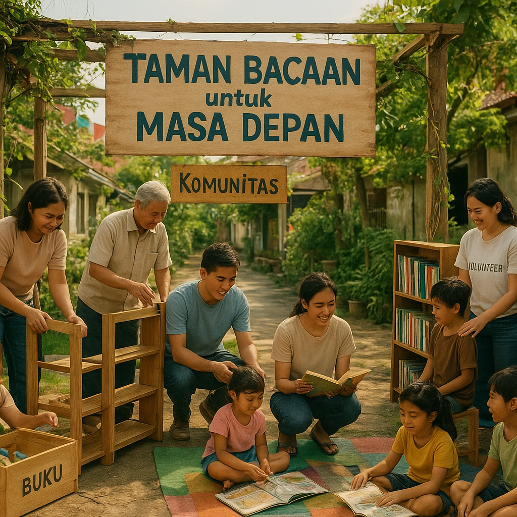 Taman Bacaan untuk Masa Depan: Gerakan Literasi dari Komunitas