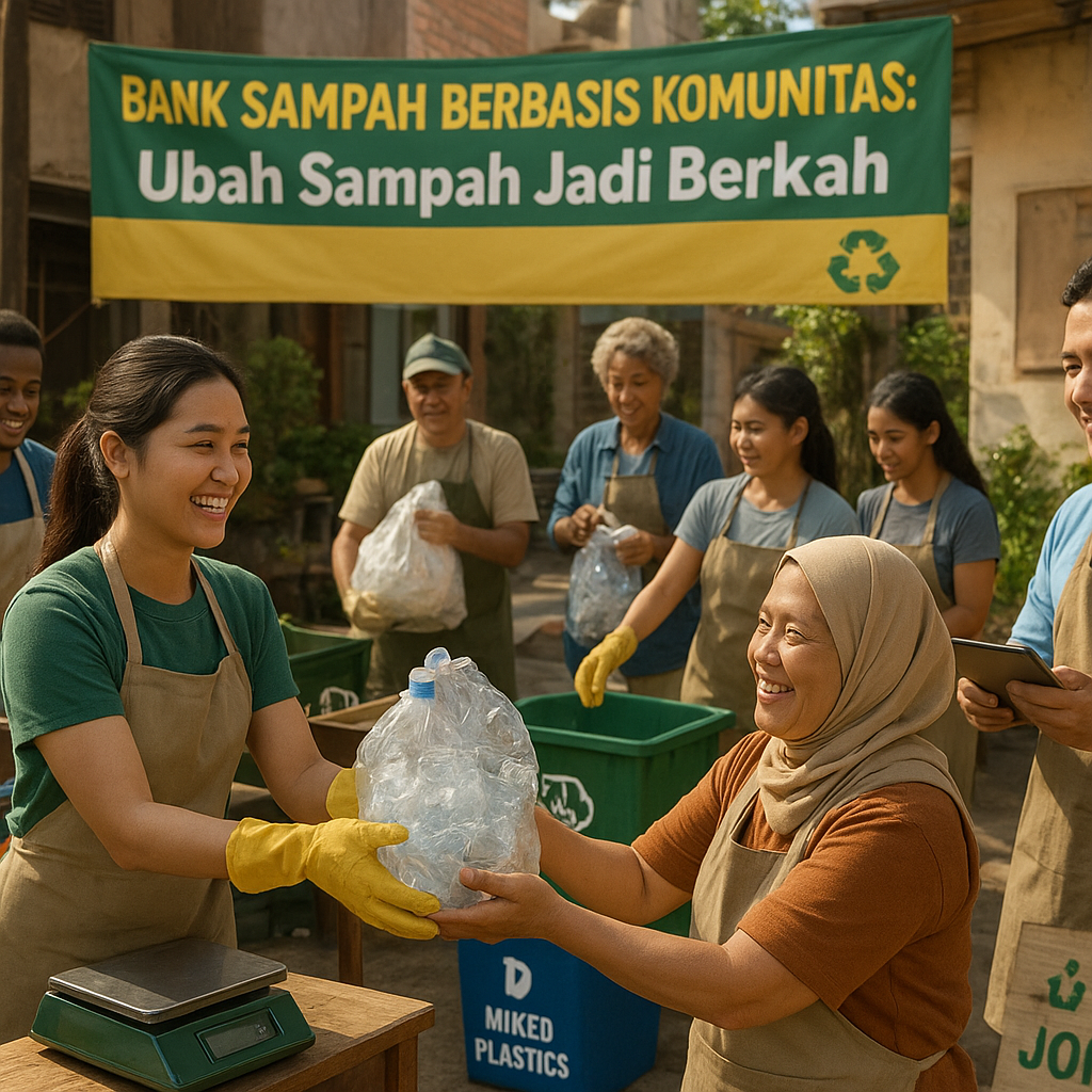 Bank Sampah Berbasis Komunitas: Ubah Sampah Jadi Berkah