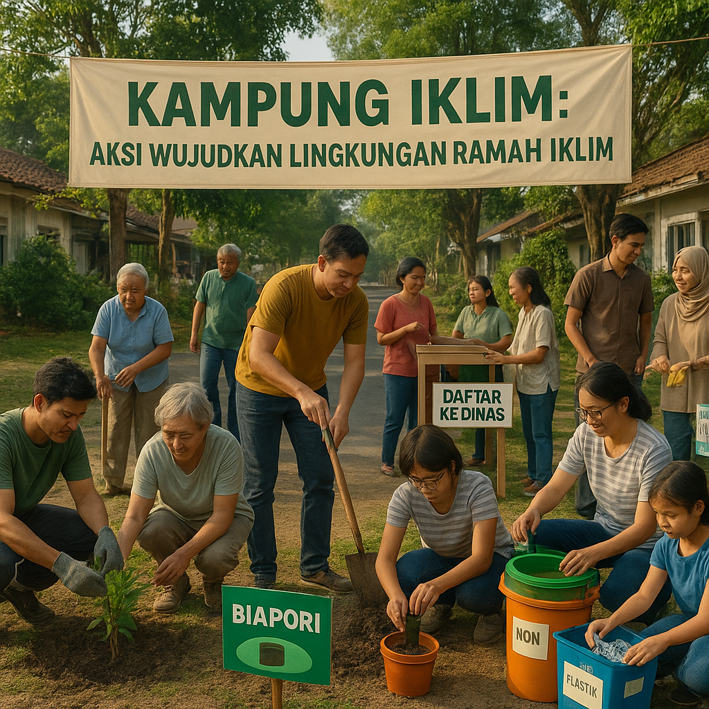 Kampung Iklim: Aksi Wujudkan Lingkungan Ramah Iklim