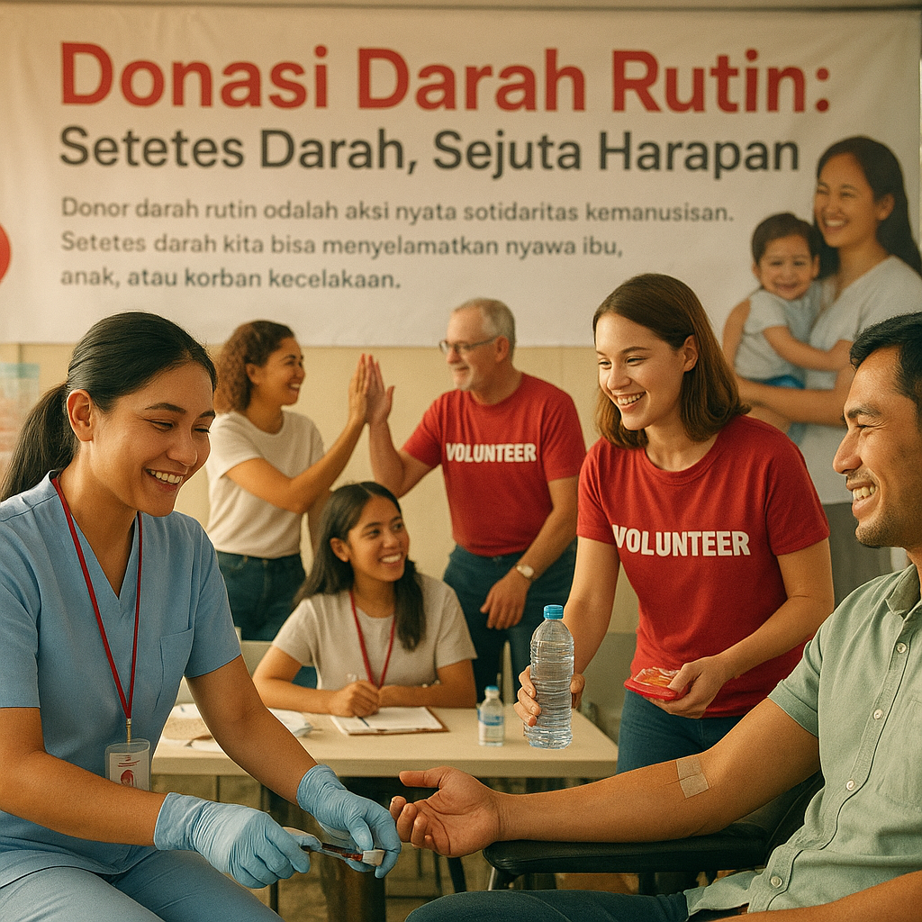 Donasi Darah Rutin: Setetes Darah, Sejuta Harapan