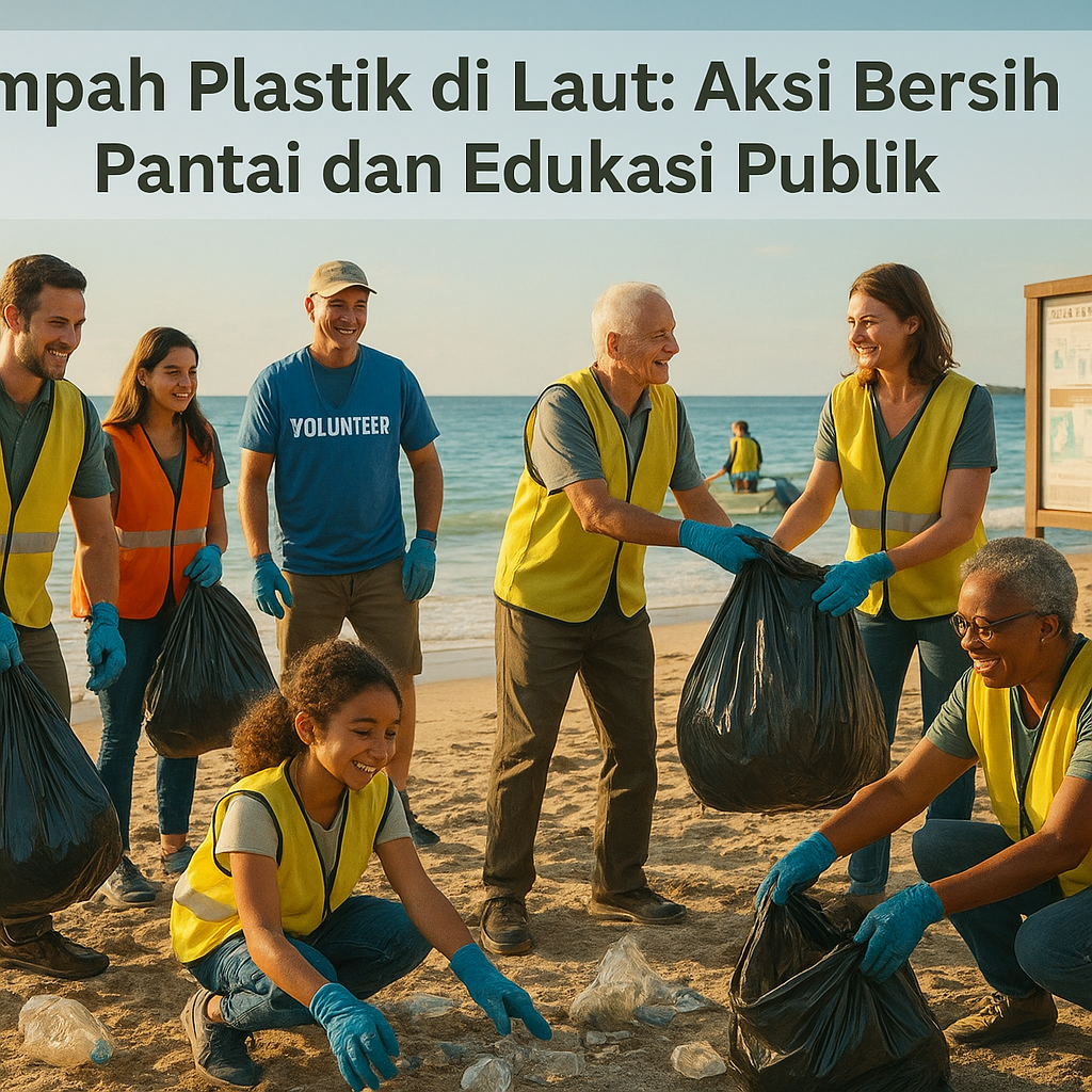 Sampah Plastik di Laut: Aksi Bersih Pantai dan Edukasi Publik