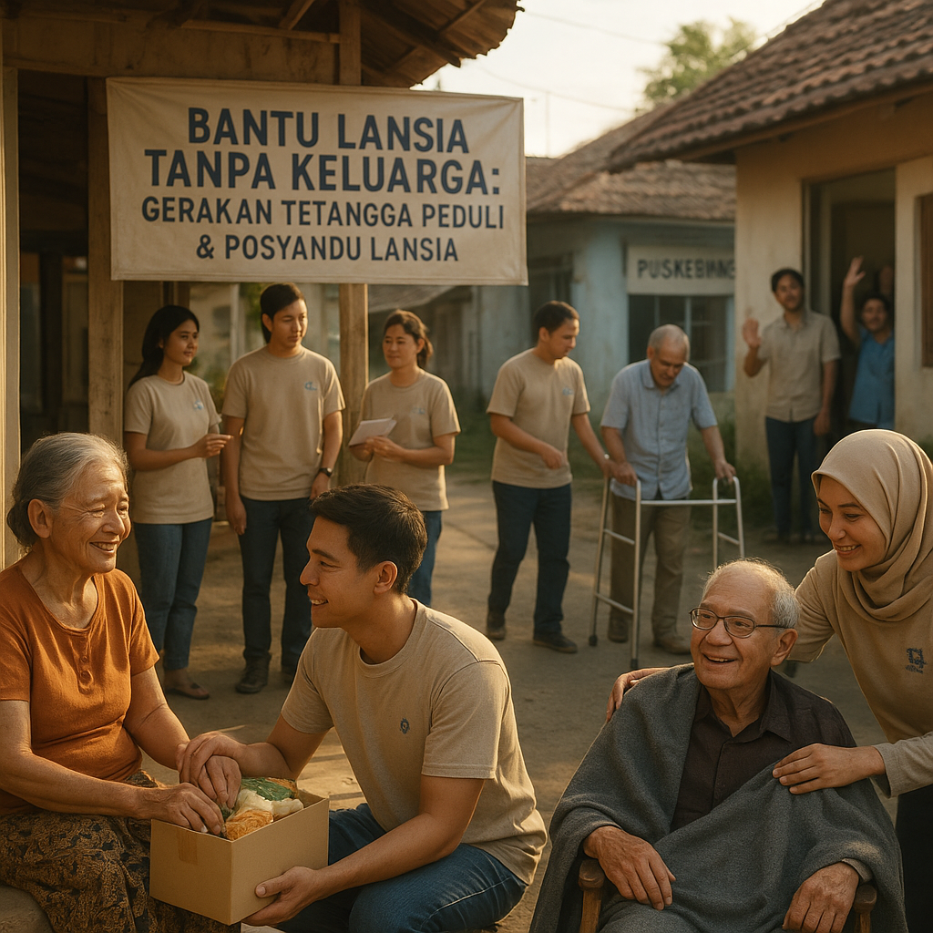 Bantu Lansia Tanpa Keluarga: Gerakan Tetangga Peduli dan Posyandu Lansia