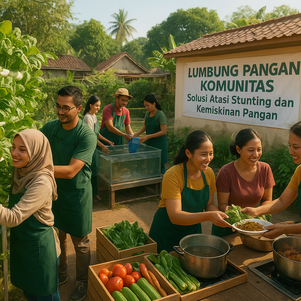 Lumbung Pangan Komunitas: Solusi Atasi Stunting dan Kemiskinan Pangan