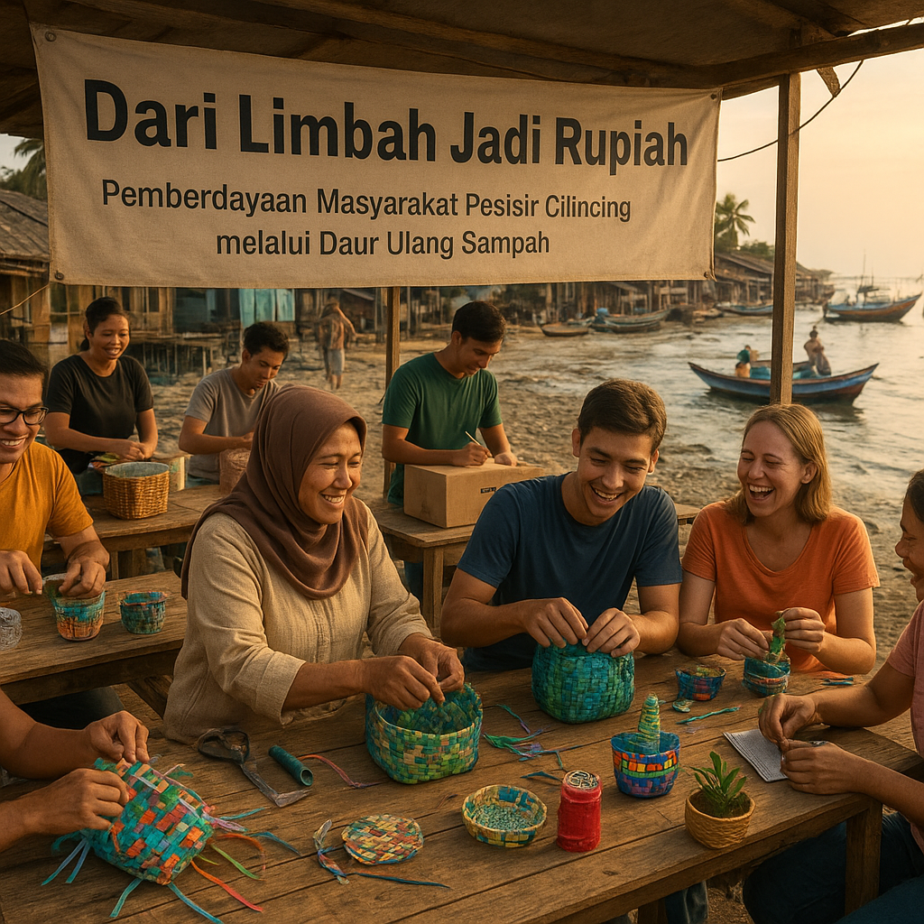 Dari Limbah Jadi Rupiah: Pemberdayaan Masyarakat Pesisir Cilincing melalui Daur Ulang Sampah