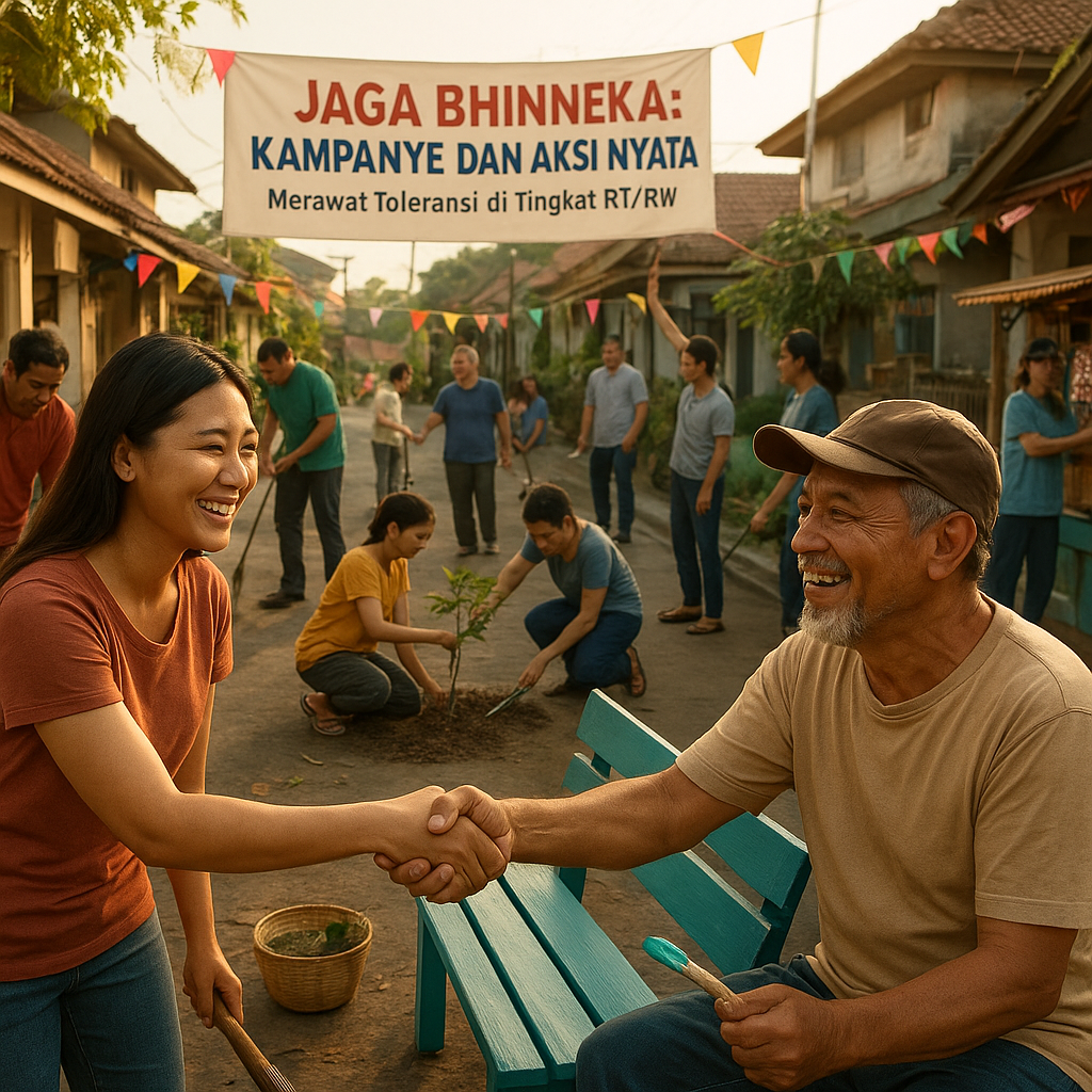 Jaga Bhinneka: Kampanye dan Aksi Nyata Merawat Toleransi di Tingkat RT/RW