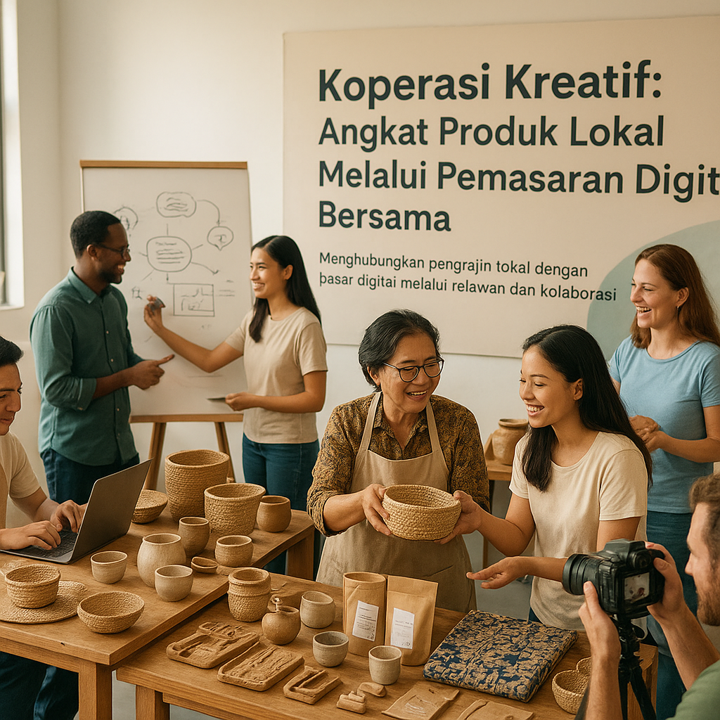 Koperasi Kreatif: Angkat Produk Lokal Melalui Pemasaran Digital Bersama