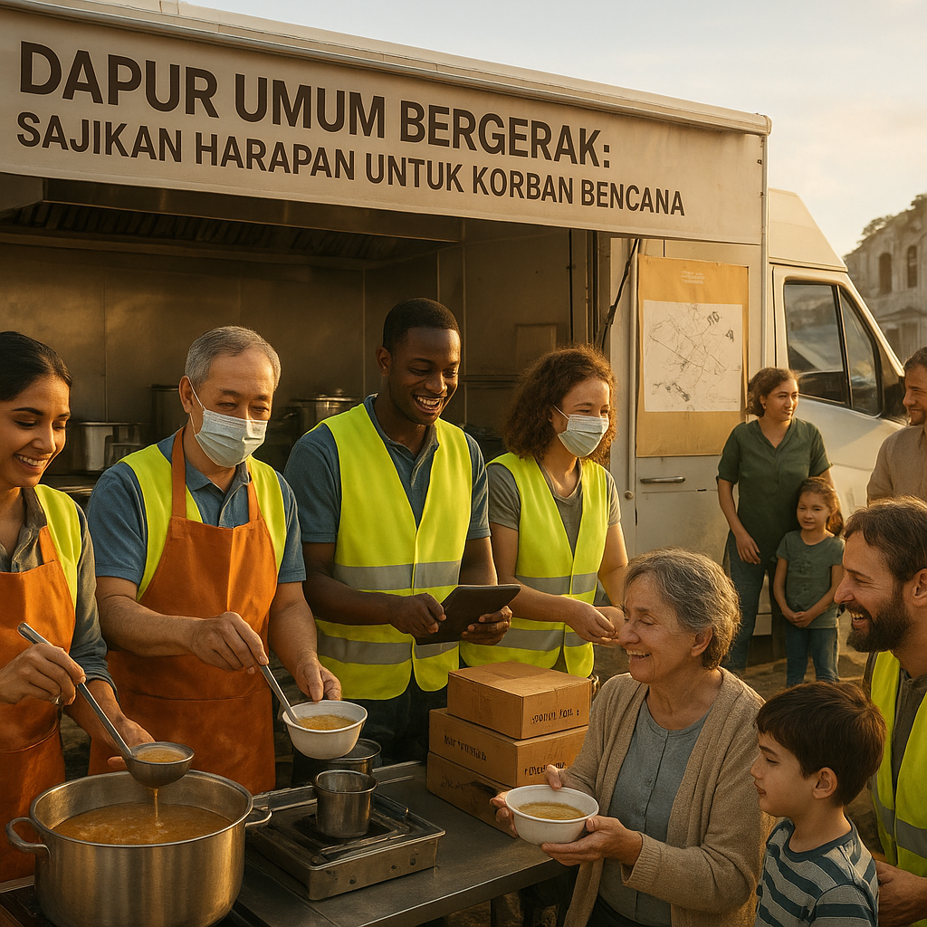 Dapur Umum Bergerak: Sajikan Harapan untuk Korban Bencana
