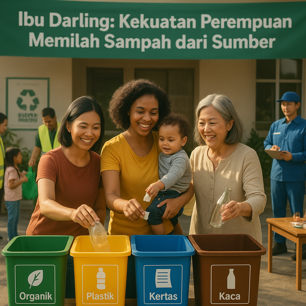 Ibu Darling: Kekuatan Perempuan Memilah Sampah dari Sumber