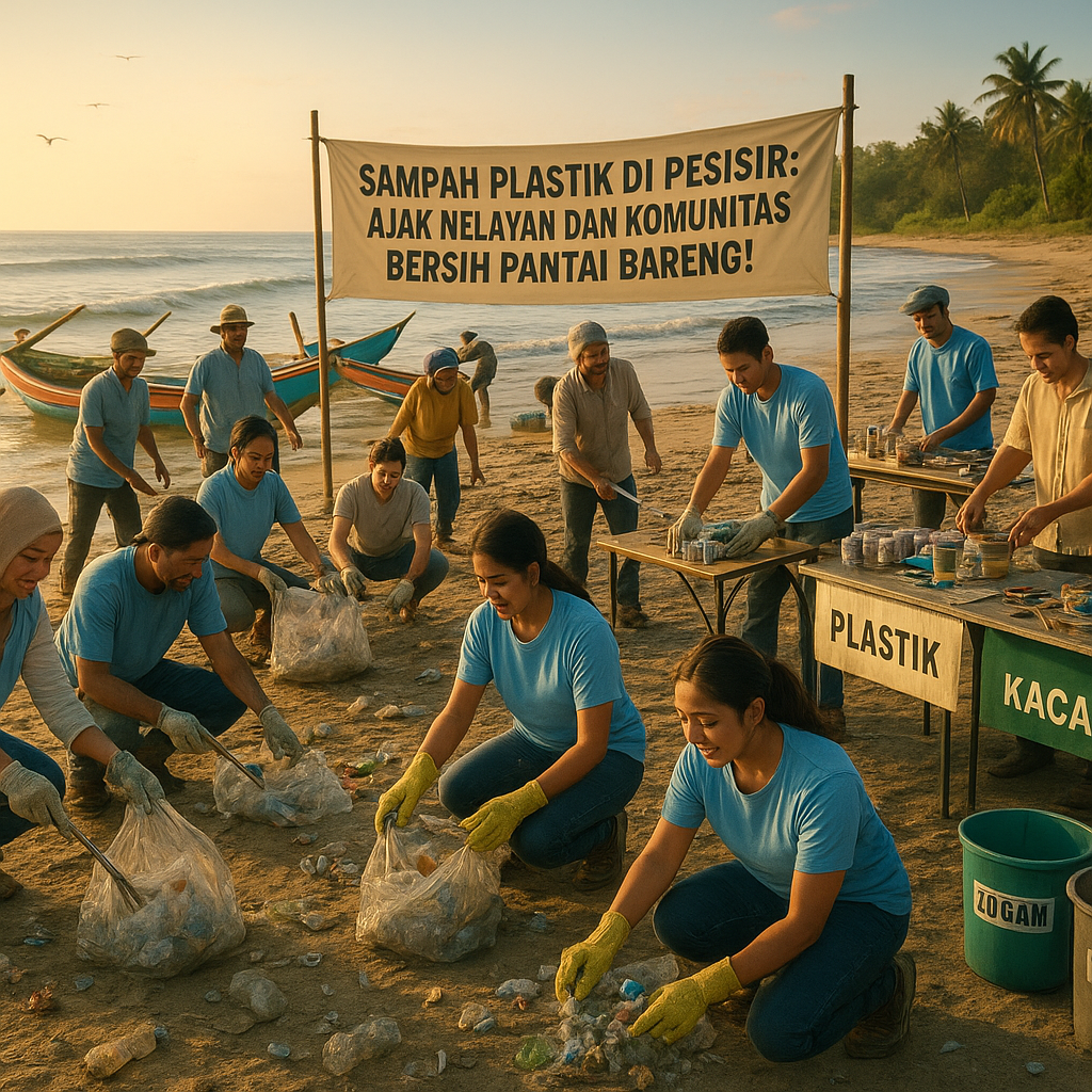 Sampah Plastik di Pesisir: Ajak Nelayan dan Komunitas Bersih Pantai Bareng!