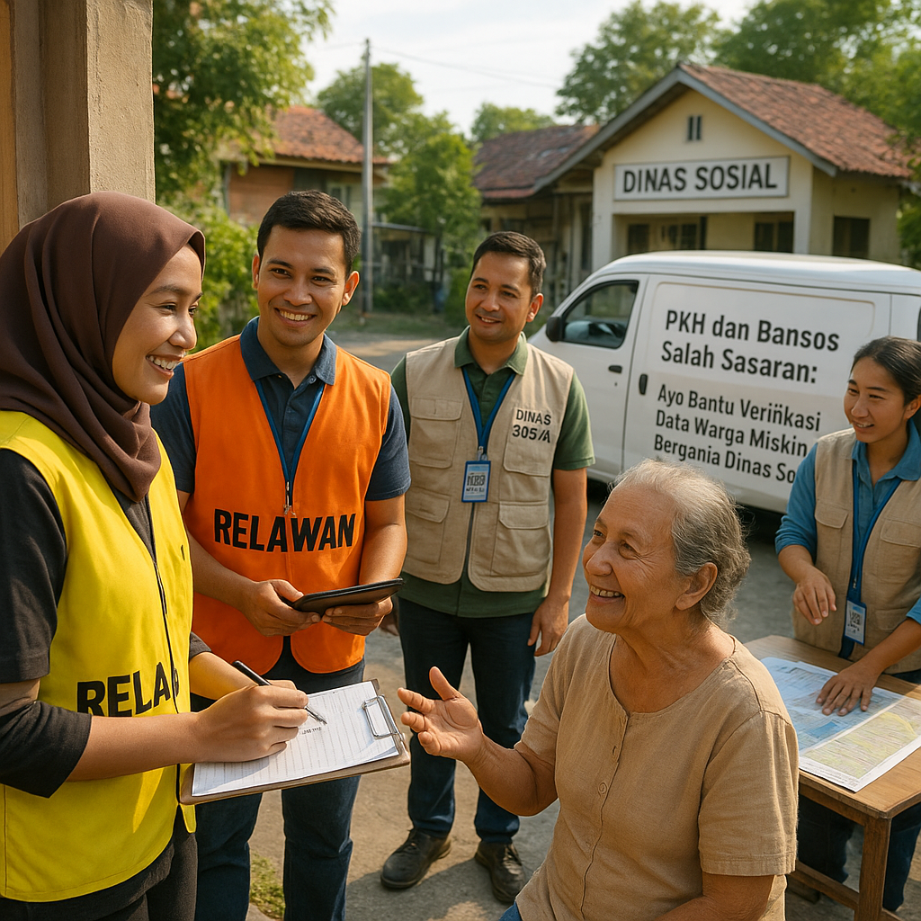 PKH dan Bansos Salah Sasaran: Ayo Bantu Verifikasi Data Warga Miskin Bersama Dinas Sosial!