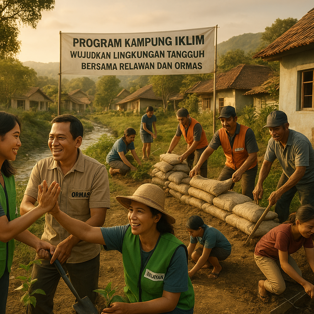 Program Kampung Iklim: Wujudkan Lingkungan Tangguh Bersama Relawan dan Ormas