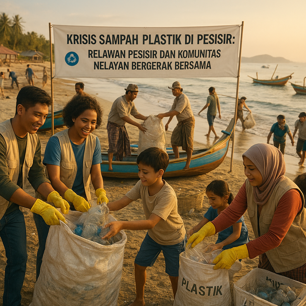 Krisis Sampah Plastik di Pesisir: Relawan Pesisir dan Komunitas Nelayan Bergerak Bersama