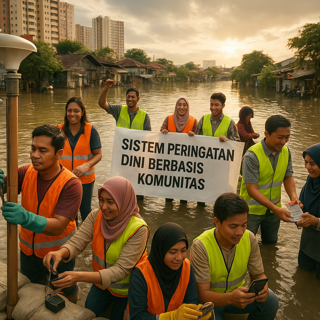 Banjir Musiman di Jakarta: Saatnya Relawan Bangun Sistem Peringatan Dini Berbasis Komunitas