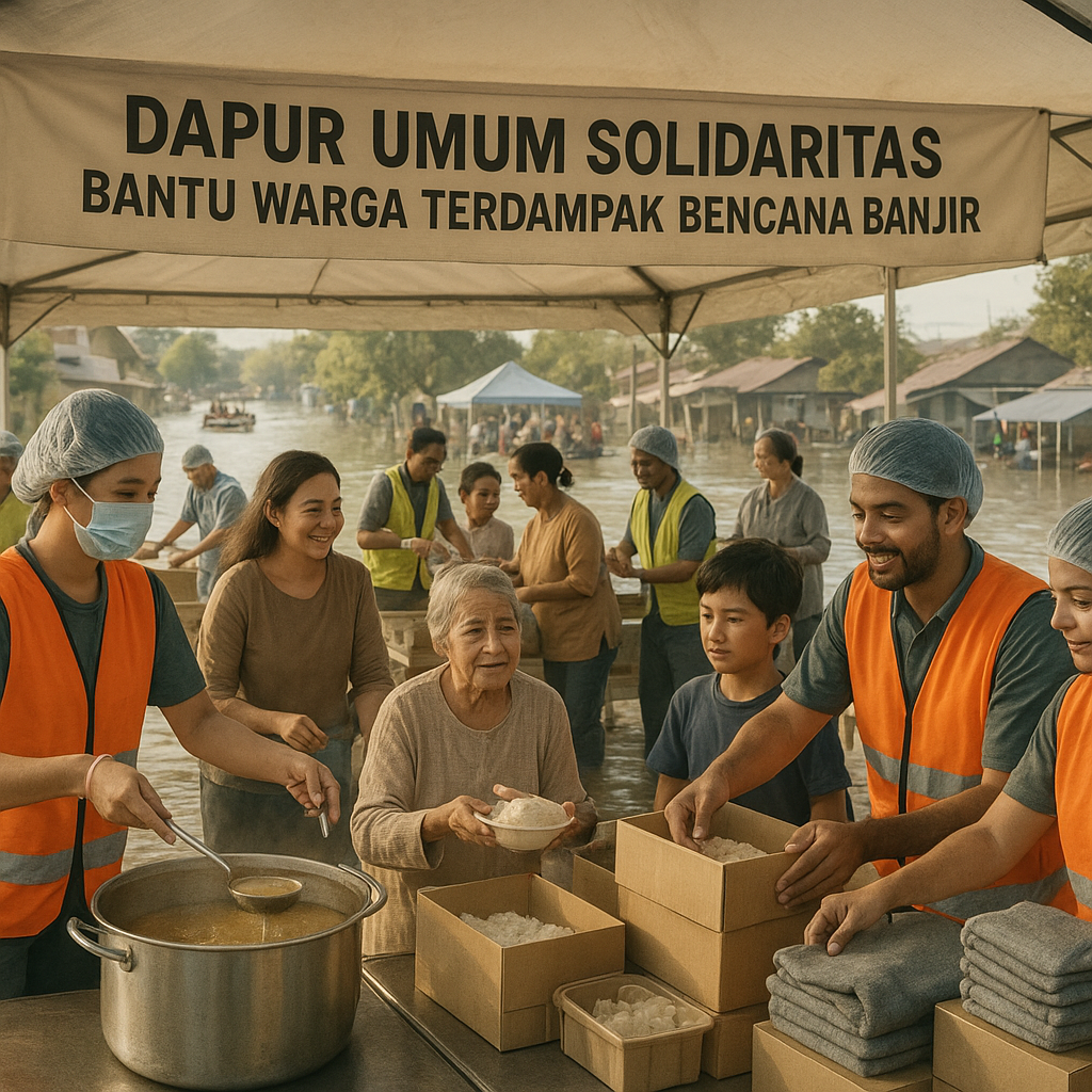 Dapur Umum Solidaritas: Bantu Warga Terdampak Bencana Banjir
