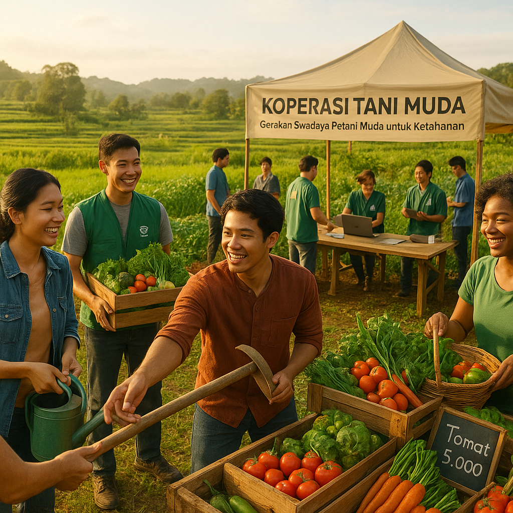 Koperasi Tani Muda: Gerakan Swadaya Petani Muda untuk Ketahanan Pangan