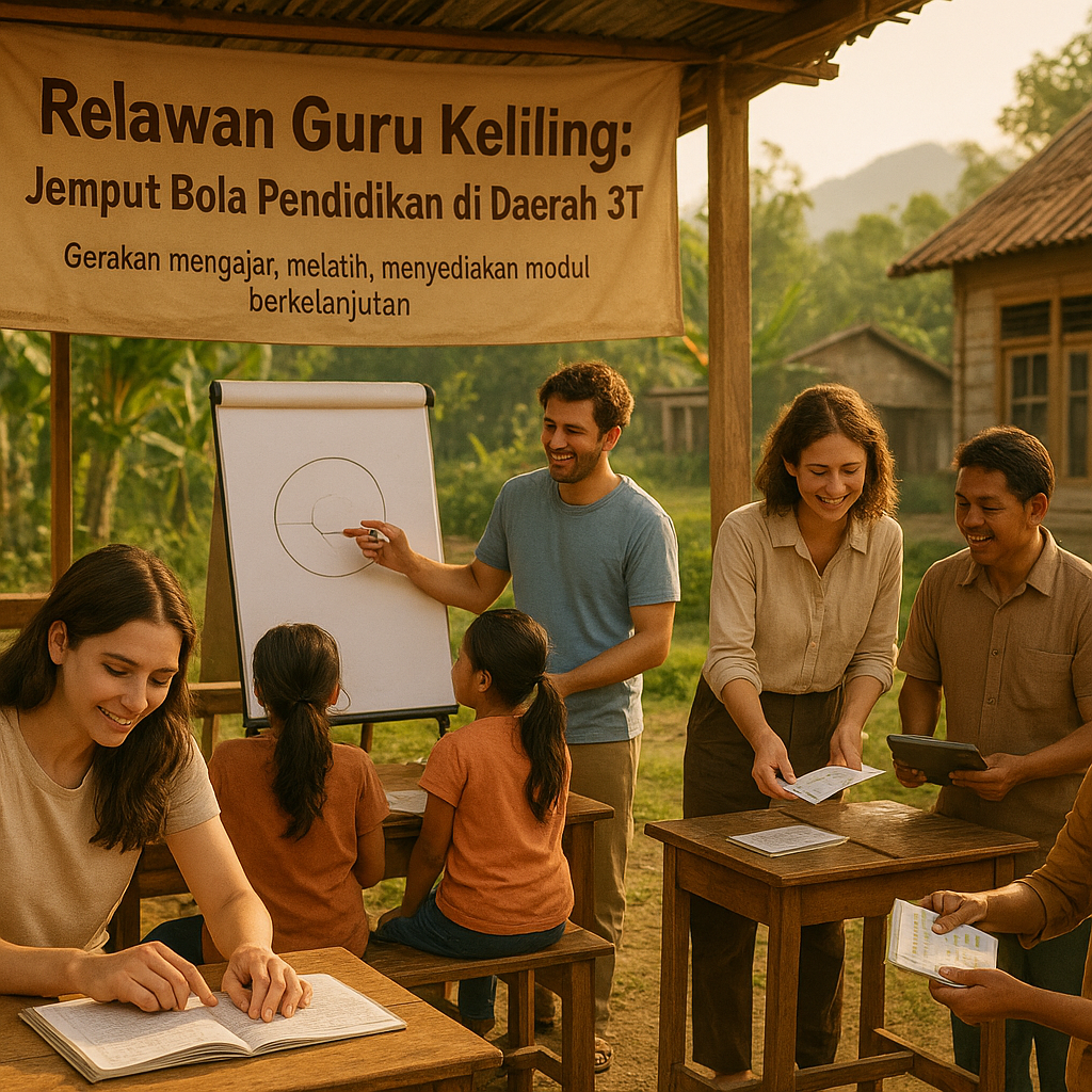 Relawan Guru Keliling: Jemput Bola Pendidikan di Daerah 3T