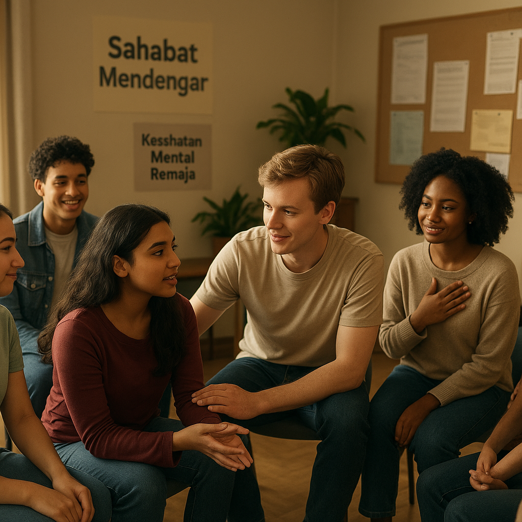 Sahabat Mendengar: Relawan Peer Support untuk Kesehatan Mental Remaja