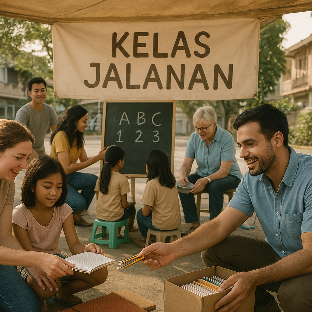 Kelas Jalanan: Relawan Mengajar untuk Anak-Anak yang Terpinggirkan