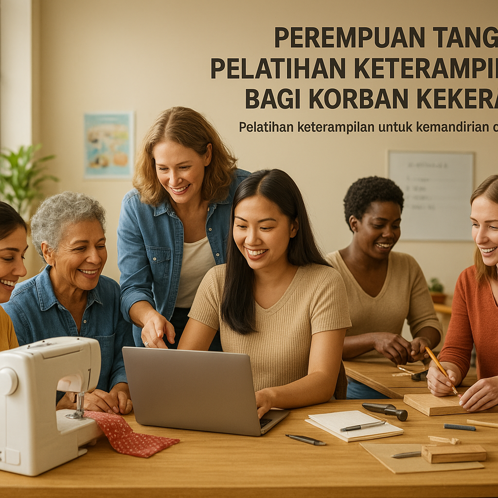Perempuan Tangguh: Pelatihan Keterampilan bagi Korban Kekerasan