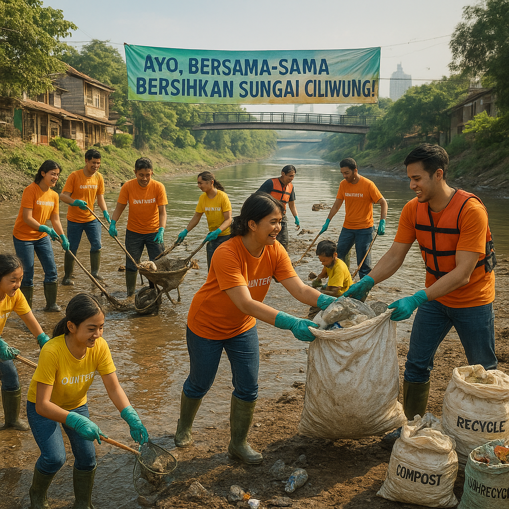 Ayo, Bersama-sama Bersihkan Sungai Ciliwung!