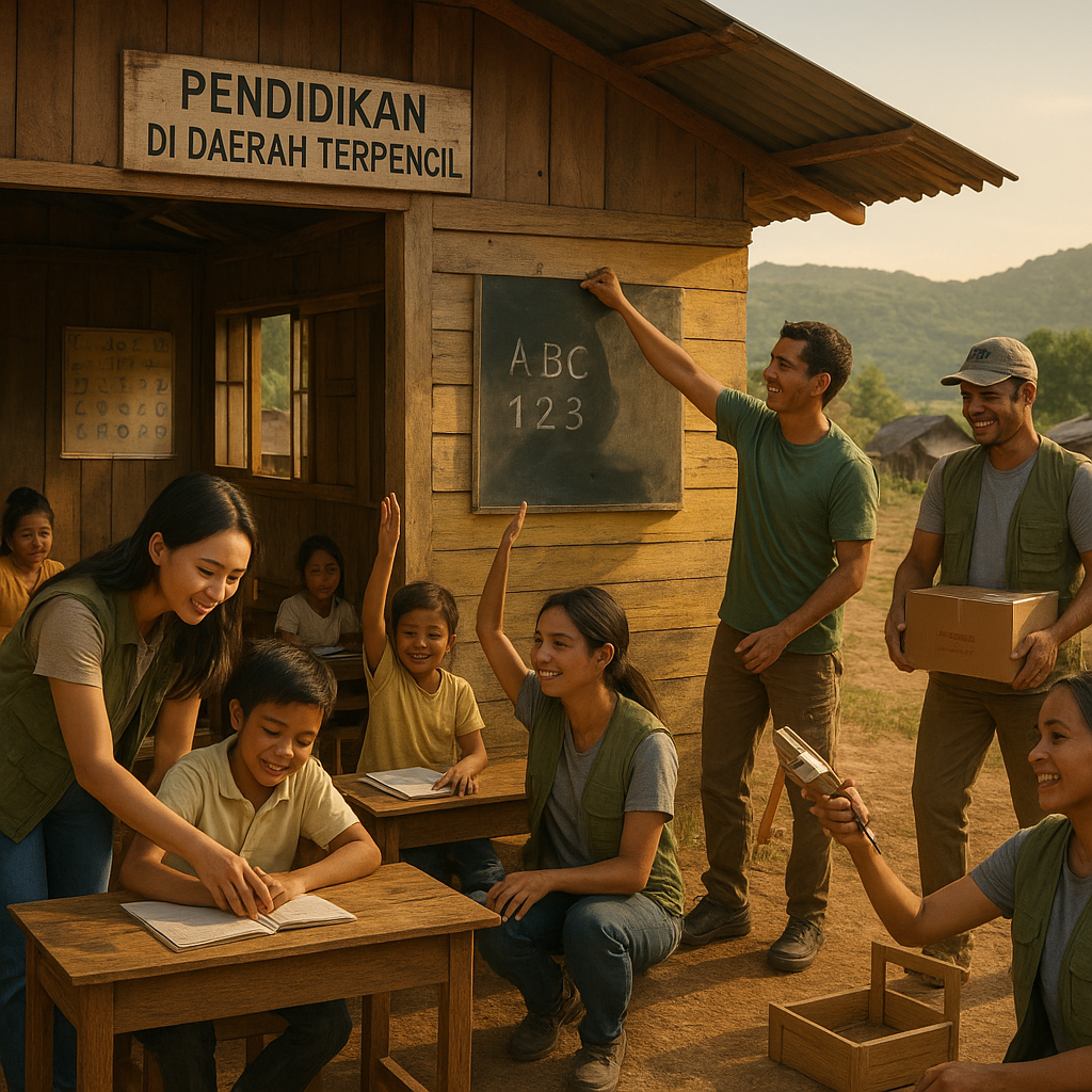 Pendidikan di Daerah Terpencil: Kolaborasi Relawan bagi Pengajar Muda
