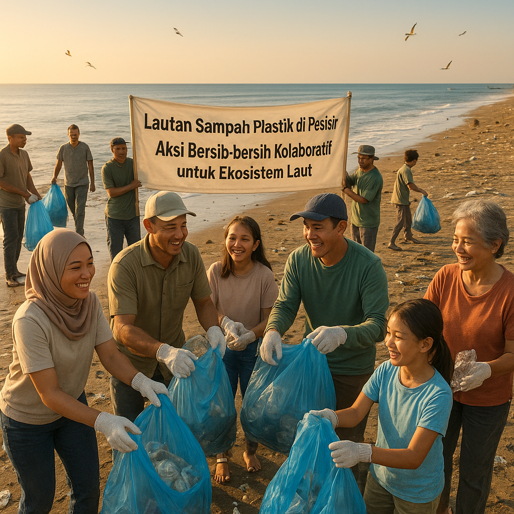 Lautan Sampah Plastik di Pesisir: Aksi Bersih-bersih Kolaboratif untuk Ekosistem Laut