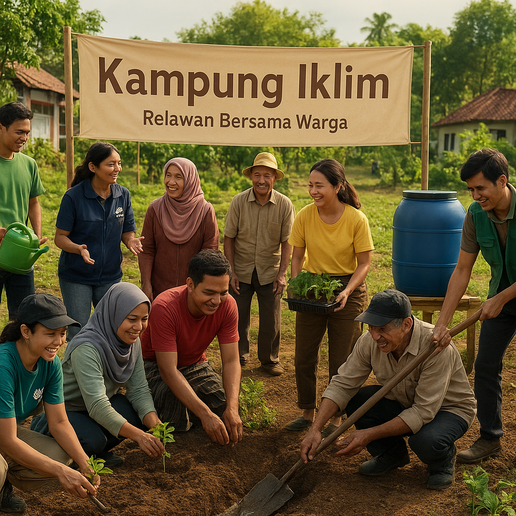 Kampung Iklim: Relawan Bersama Warga Bangun Ketahanan Lingkungan
