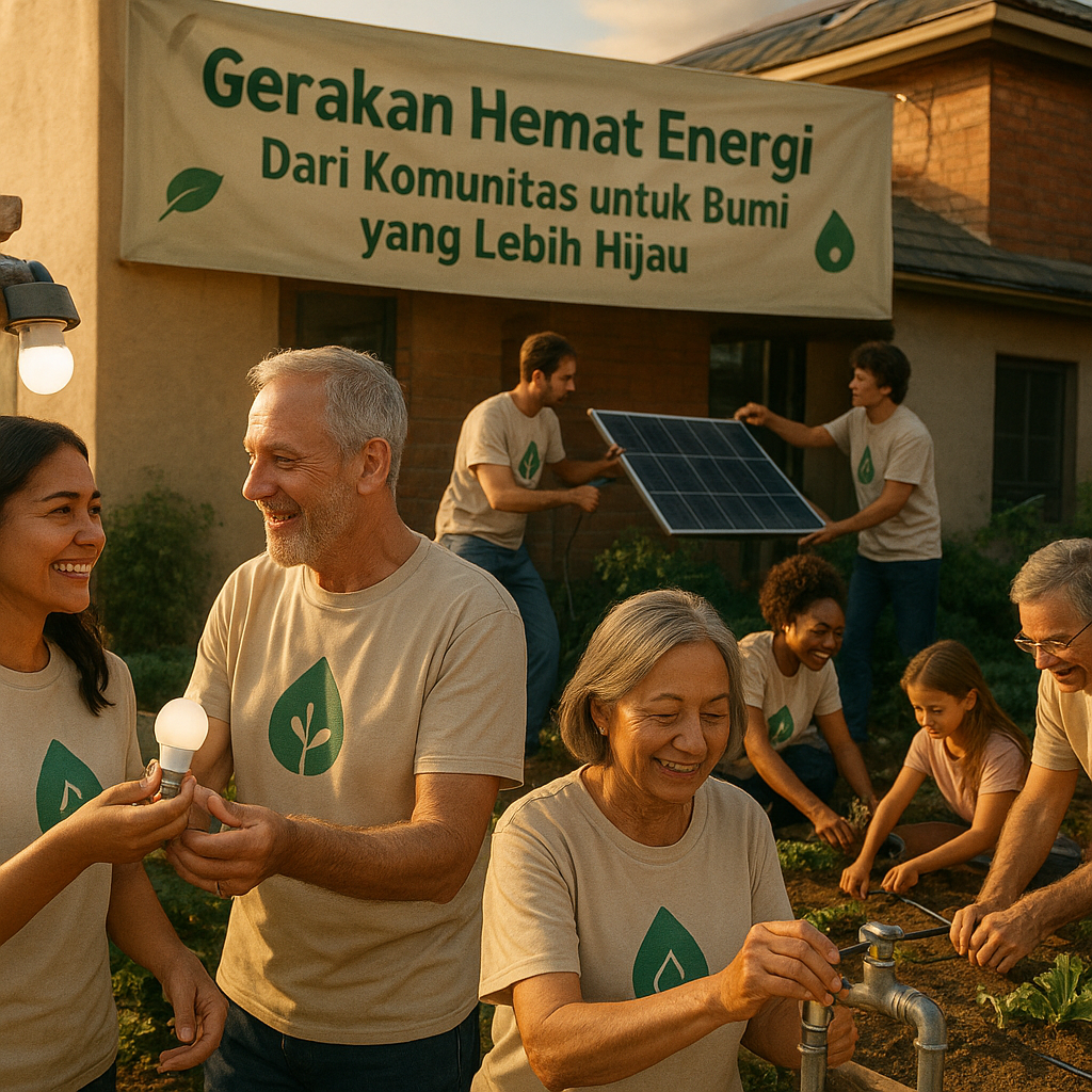 Gerakan Hemat Energi: Dari Komunitas untuk Bumi yang Lebih Hijau