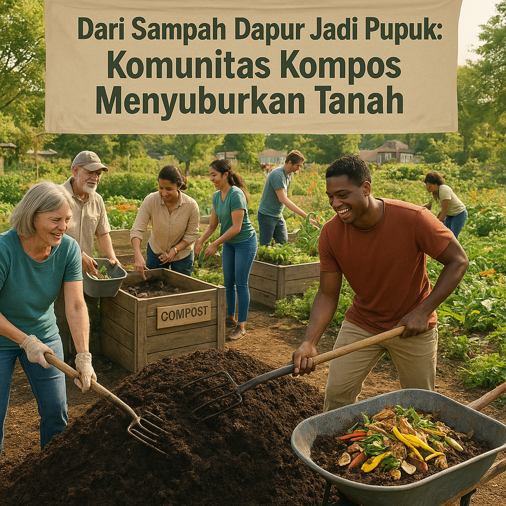 Dari Sampah Dapur Jadi Pupuk: Komunitas Kompos Menyuburkan Tanah