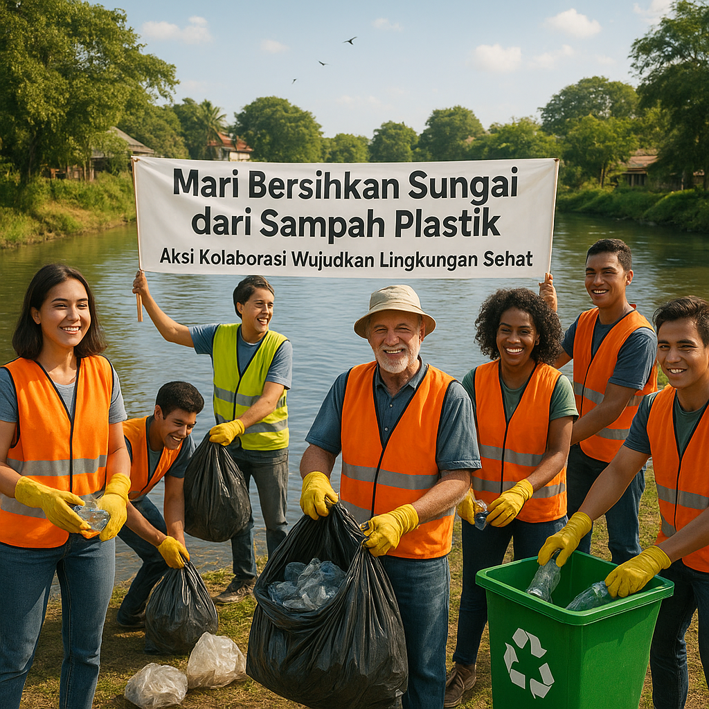 Mari Bersihkan Sungai dari Sampah Plastik – Aksi Kolaborasi Wujudkan Lingkungan Sehat