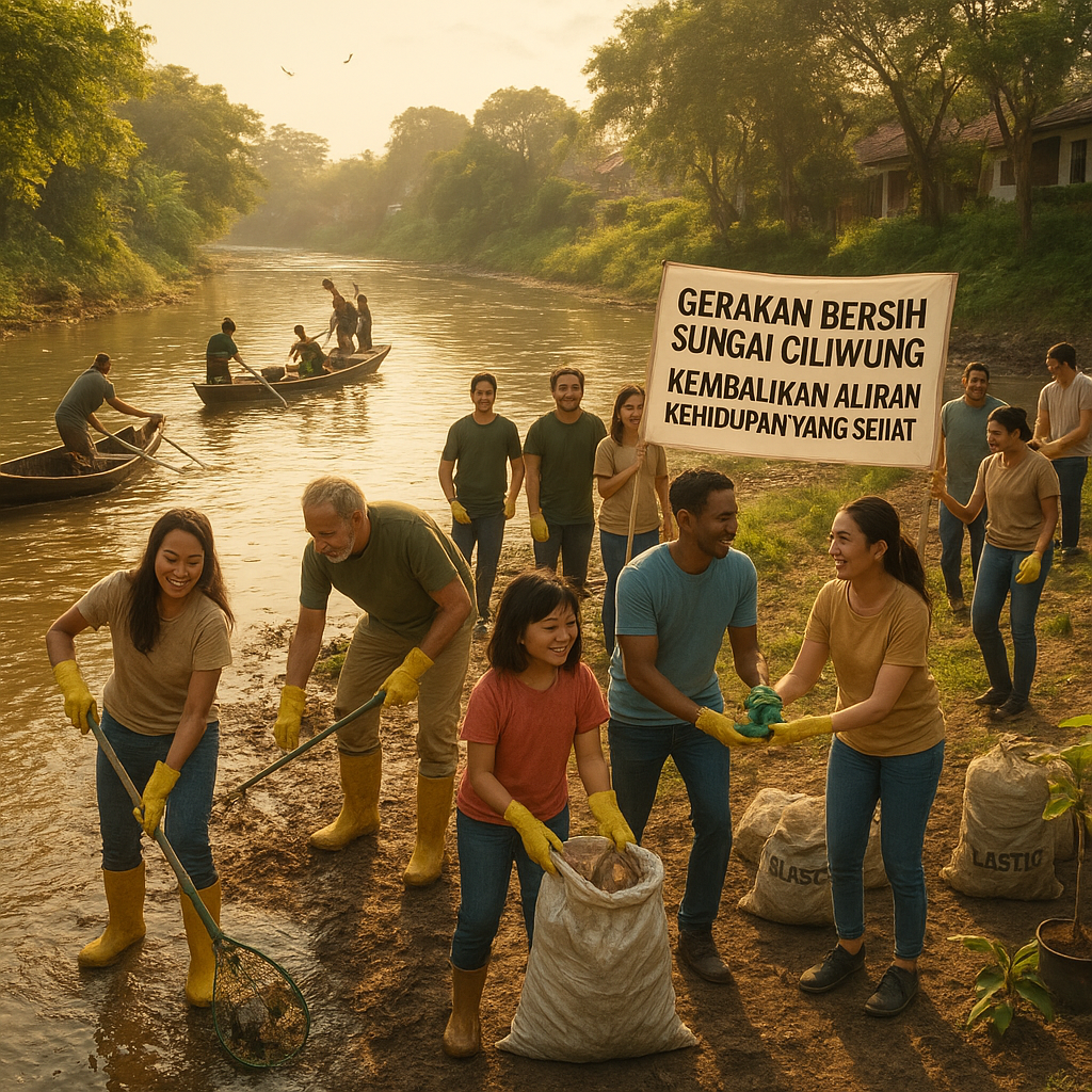 Gerakan Bersih Sungai Ciliwung: Kembalikan Aliran Kehidupan yang Sehat