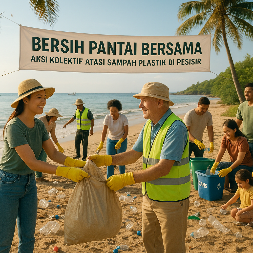 Bersih Pantai Bersama: Aksi Kolektif Atasi Sampah Plastik di Pesisir