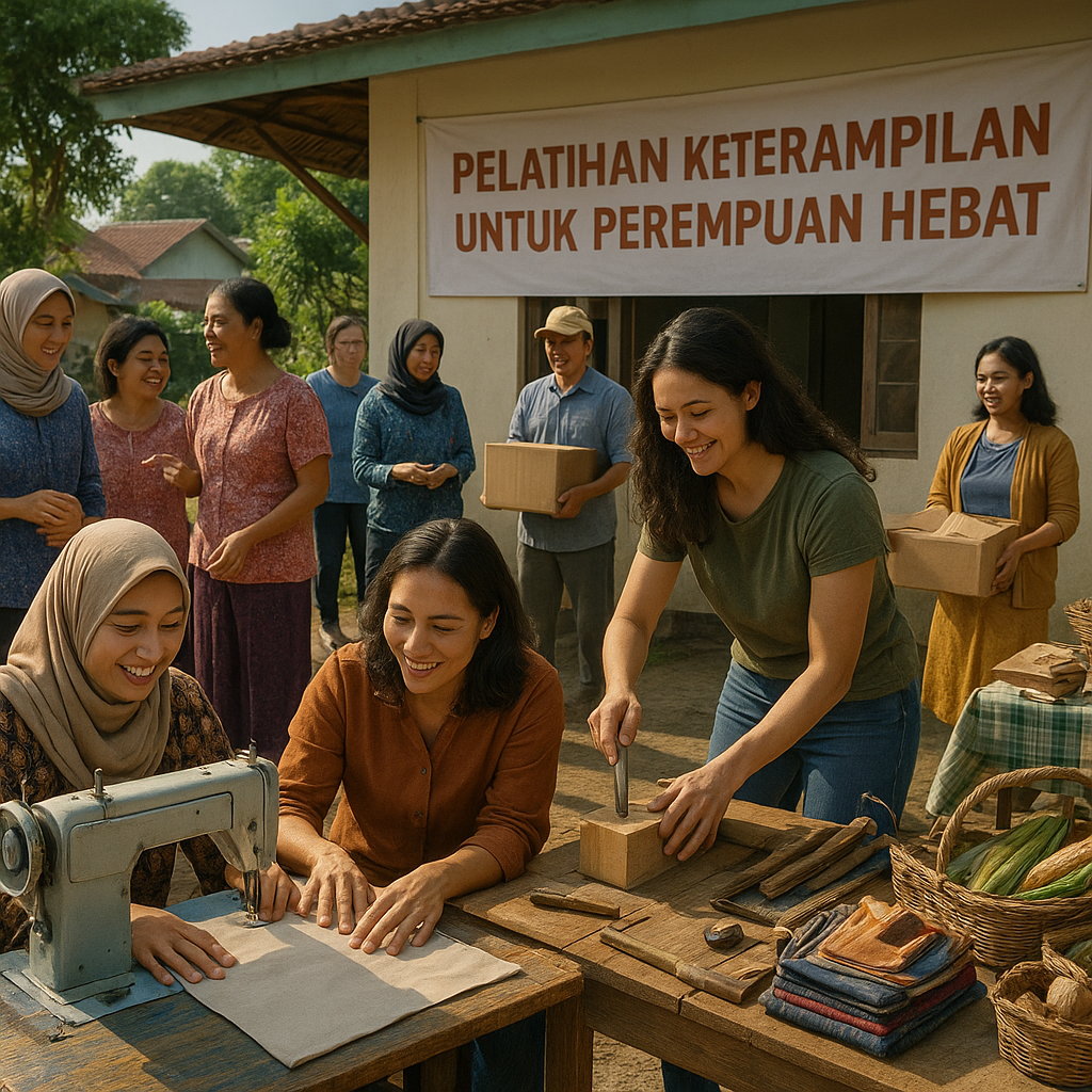Pelatihan Keterampilan untuk Perempuan Hebat