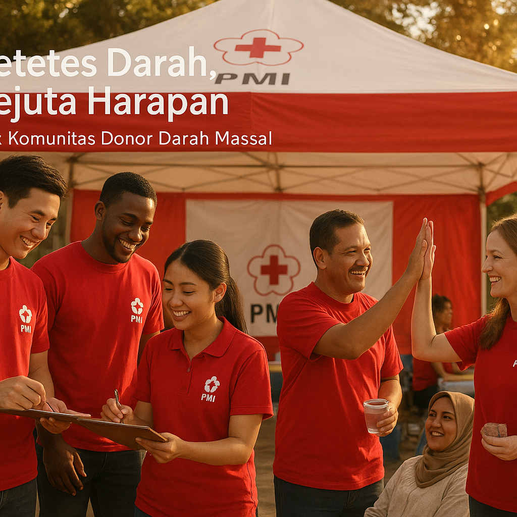Setetes Darah, Sejuta Harapan: Ajak Komunitas Donor Darah Massal