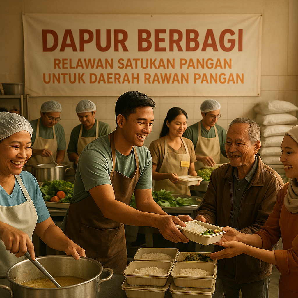 Dapur Berbagi: Relawan Satukan Pangan untuk Daerah Rawan Pangan