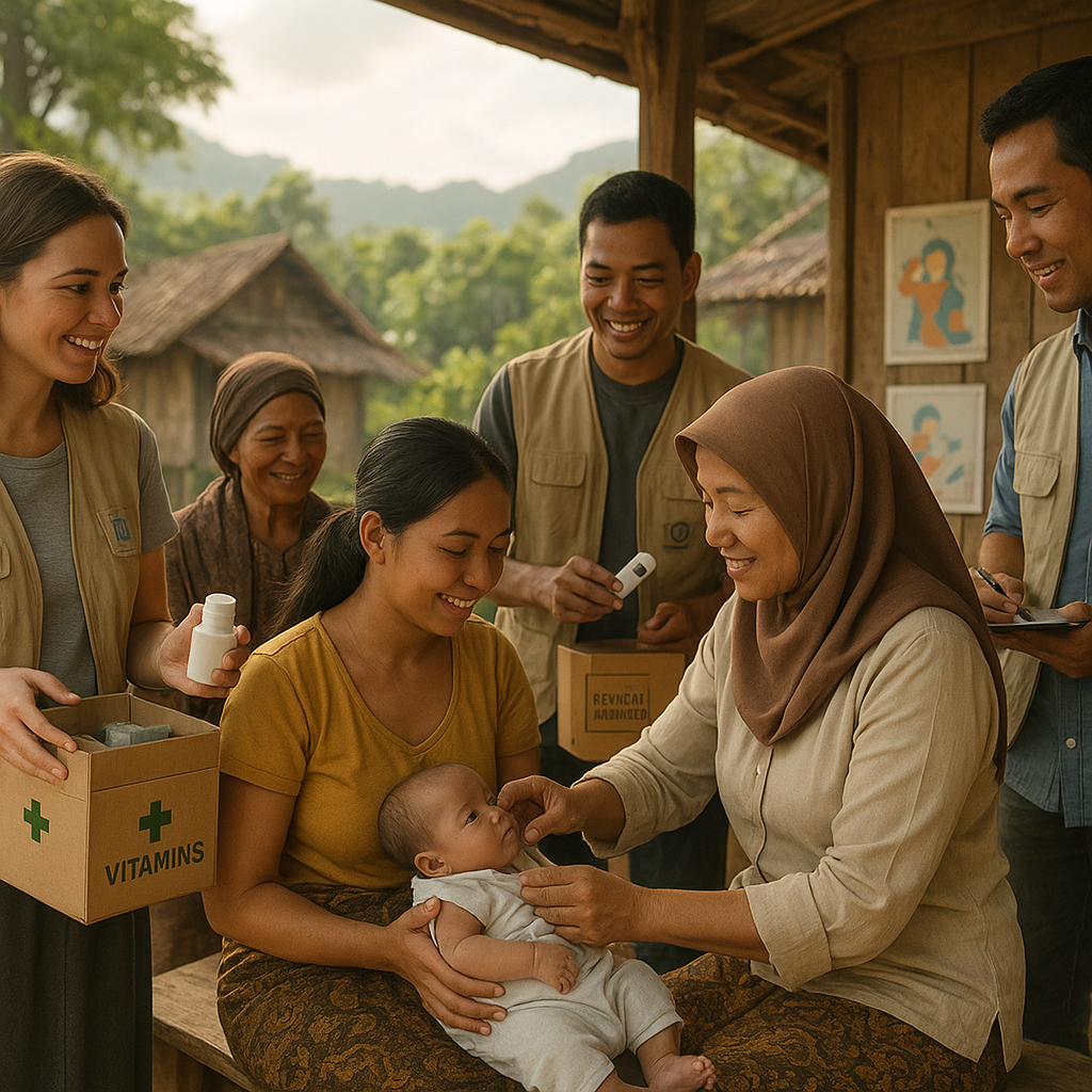 Bidan Desa dan Relawan: Kolaborasi Kesehatan Ibu-Anak di Pelosok