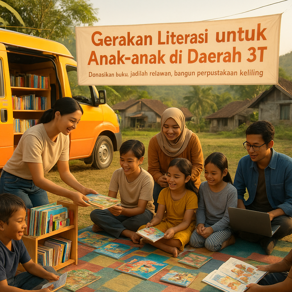 Gerakan Literasi untuk Anak-anak di Daerah 3T