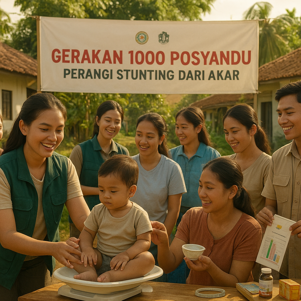 Gerakan 1000 Posyandu: Perangi Stunting dari Akar
