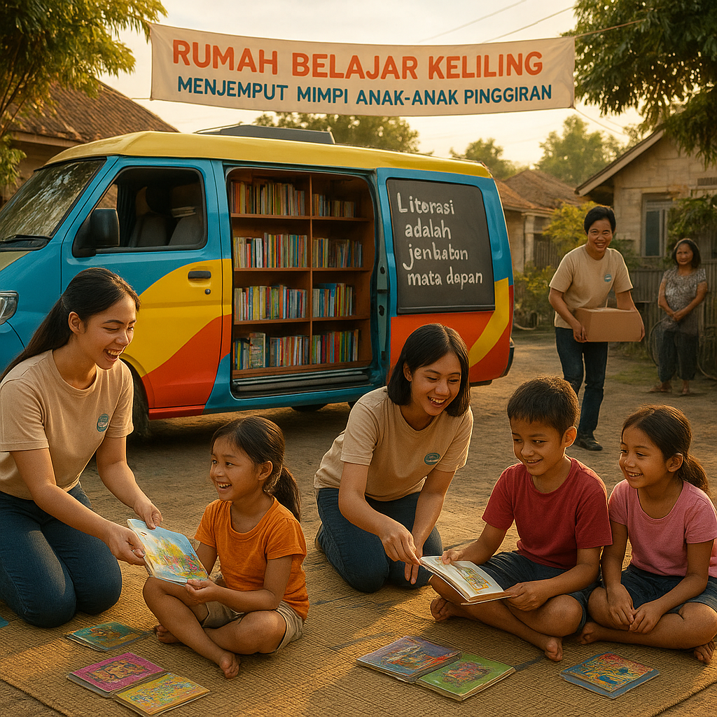 Rumah Belajar Keliling: Menjemput Mimpi Anak-anak Pinggiran