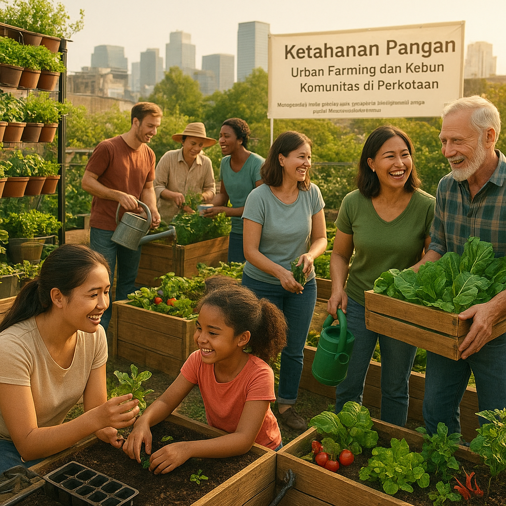 Ketahanan Pangan: Urban Farming dan Kebun Komunitas di Perkotaan
